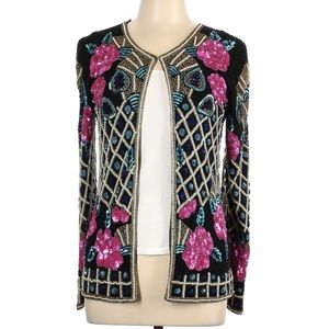 NWT Beautiful Beaded Jacket Large